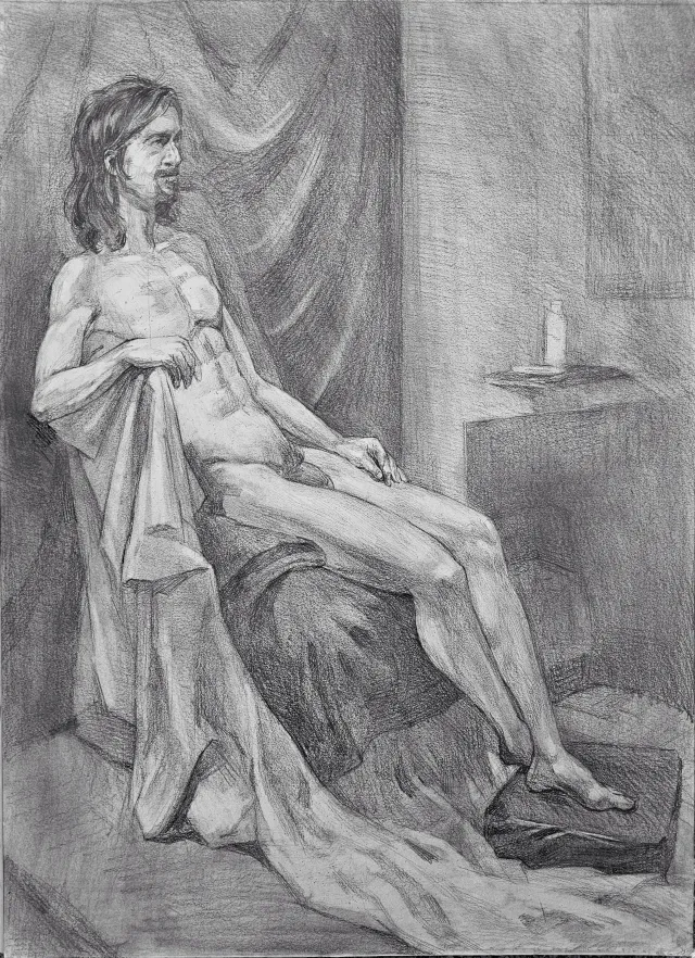 Three-hour Model Drawing